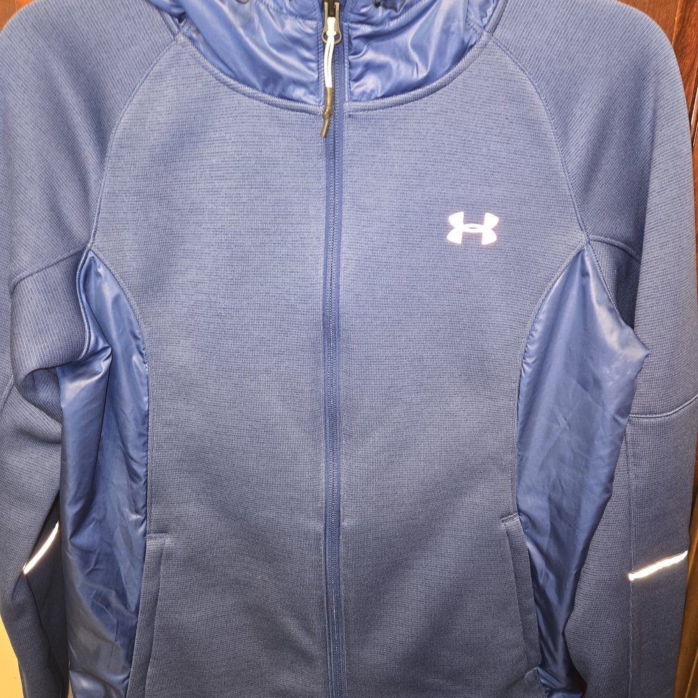 Under Armour Cold Gear Blue Full-Zip Jacket